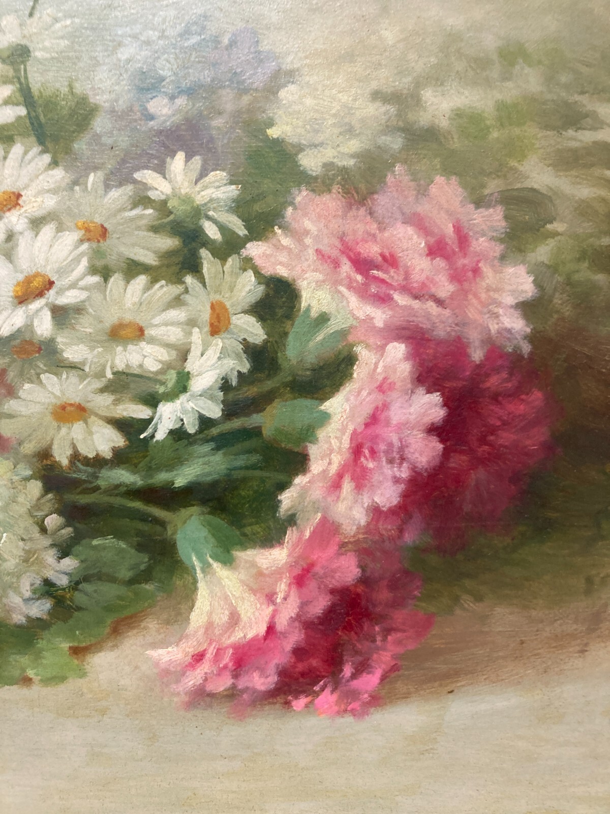 Riccardo Sparavilla, Composizione Floreale: Dipinto A Olio Su Compensato