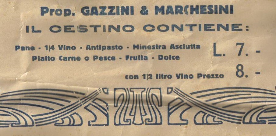 Terontola Busta In Carta Pubblicitaria Gazzini & Marchesini