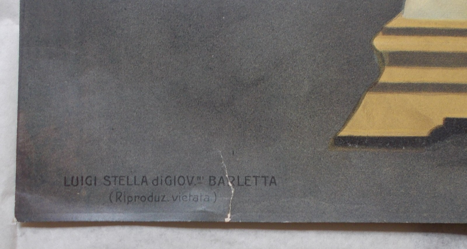 Madonna SS. Dei Martiri Protettrice Di Molfetta   Stampa Cromolitografica Antica