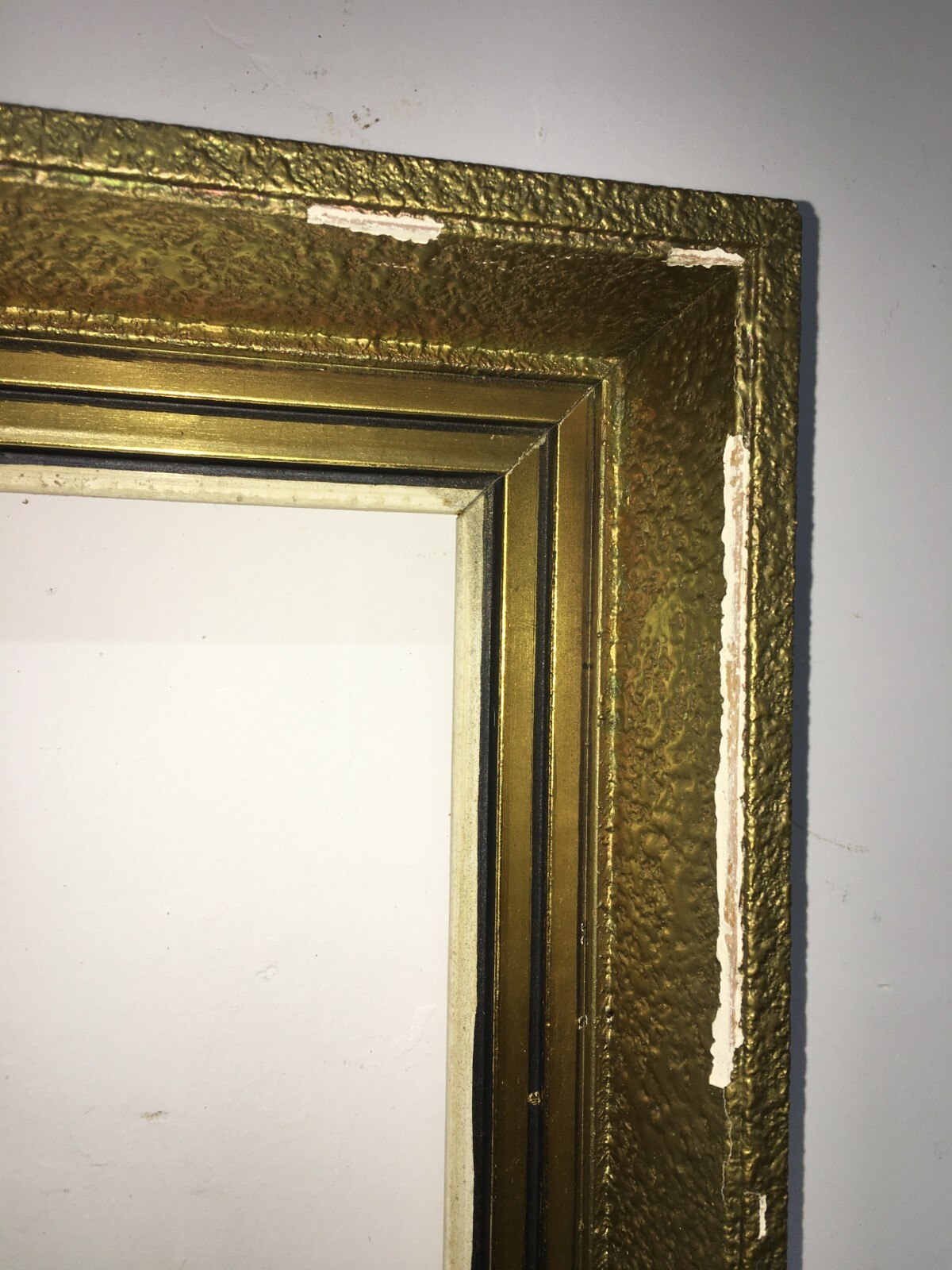 Cornice d'Epoca In Legno E Stucco Dorato   Anni '50