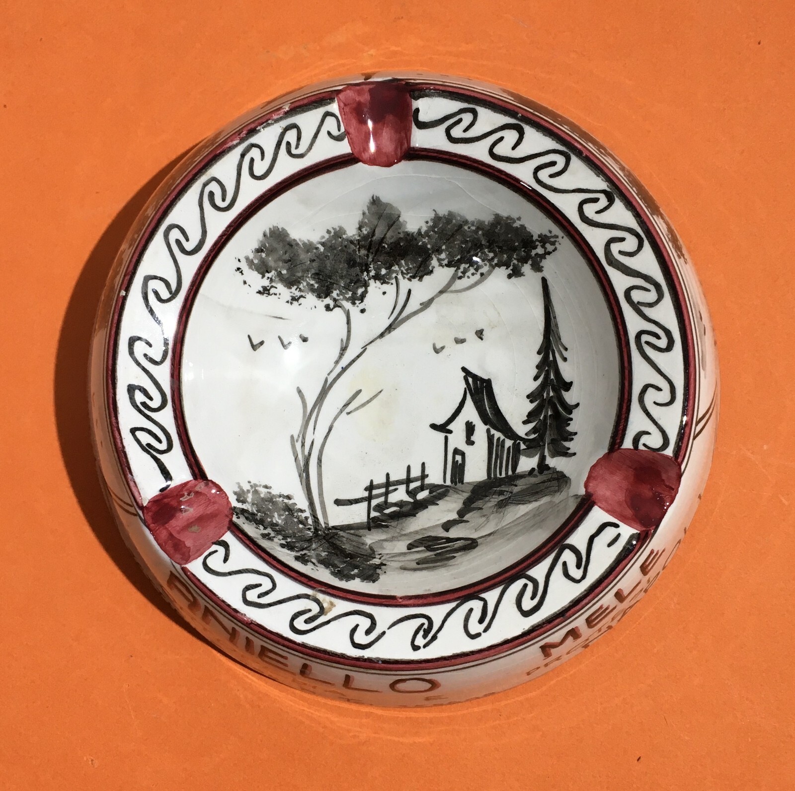 Napoli, Farmacia, Ortopedia E Protesi Mele, Pubblicitaria d'Epoca, Ceramica Casucci