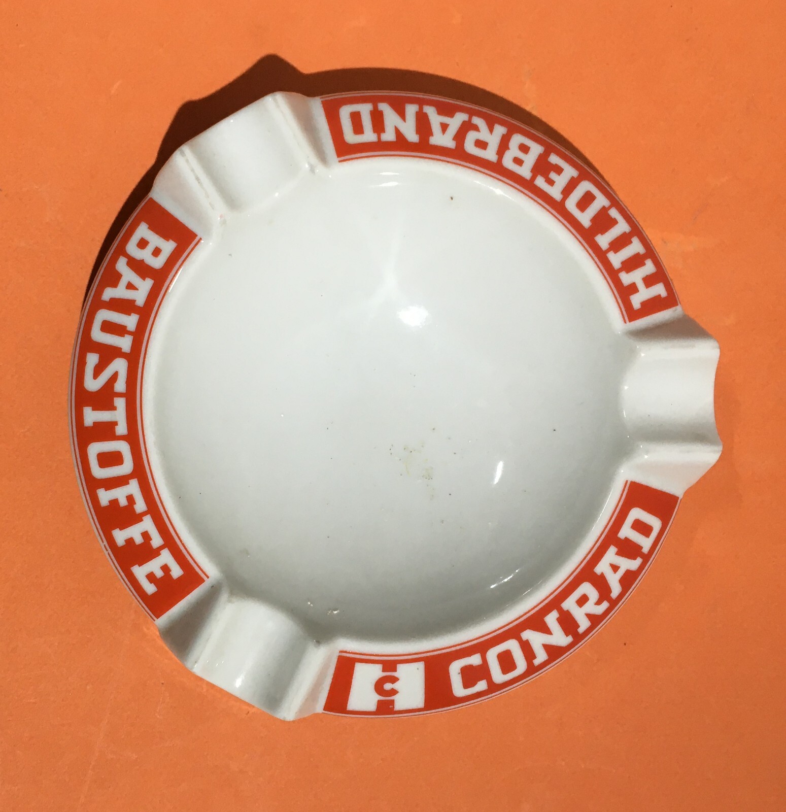 Decorativo Soprammobile Pubblicitario, Posacenere Da Collezione   Conrad Hildebrand