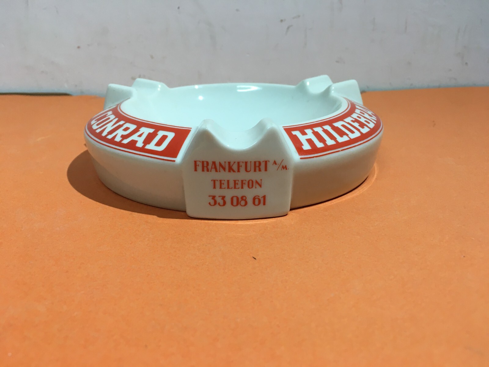 Decorativo Soprammobile Pubblicitario, Posacenere Da Collezione   Conrad Hildebrand