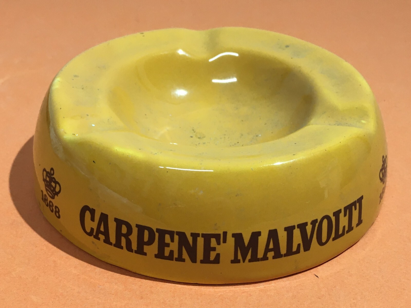 Posacenere Pubblicitario Spumanti Carpenè Malvolti, Manifattura Piola
