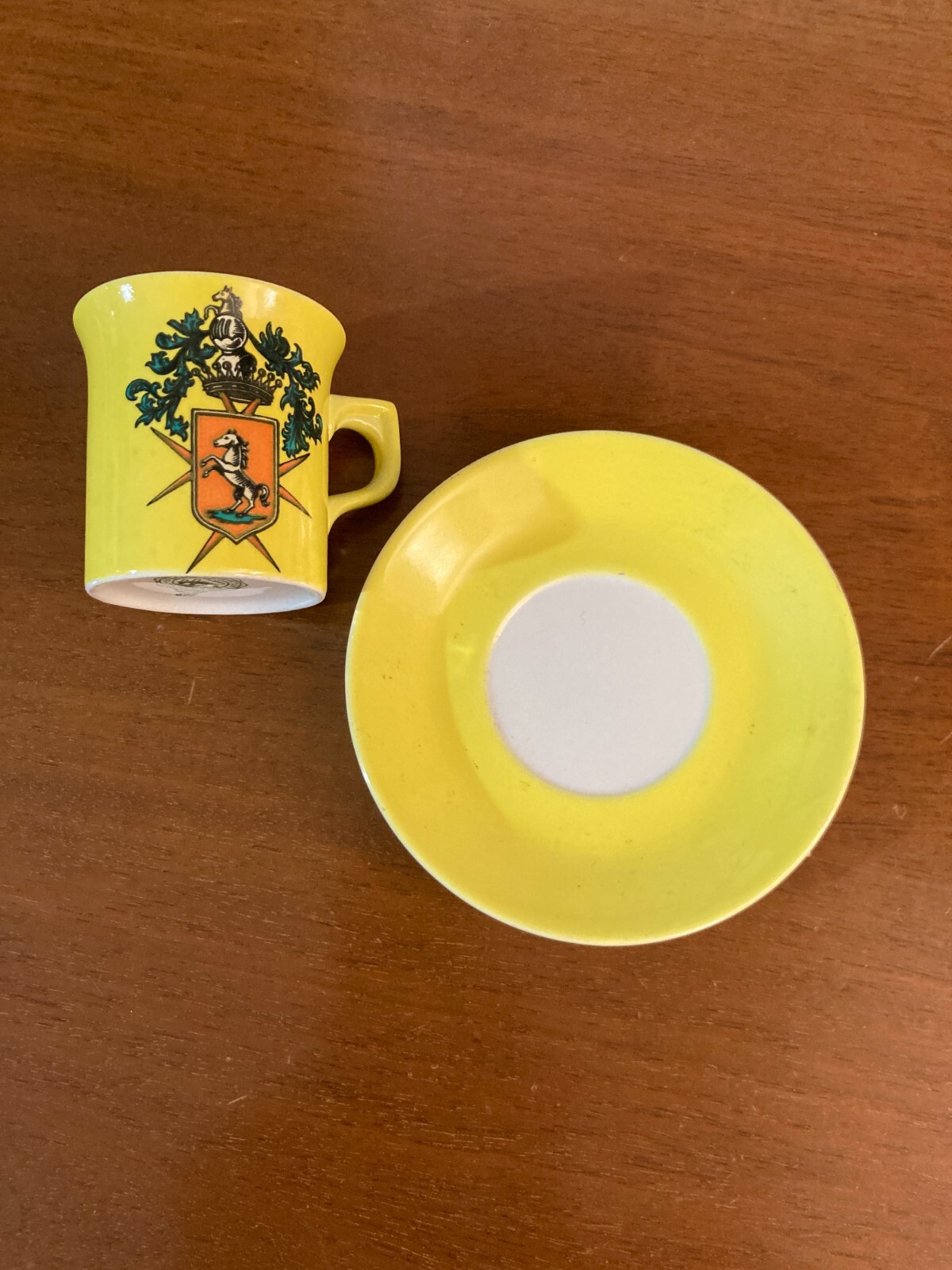 Araldica Decorativa: Tazza Con Piattino Pagnossin, Treviso, Stemma Gentilizio