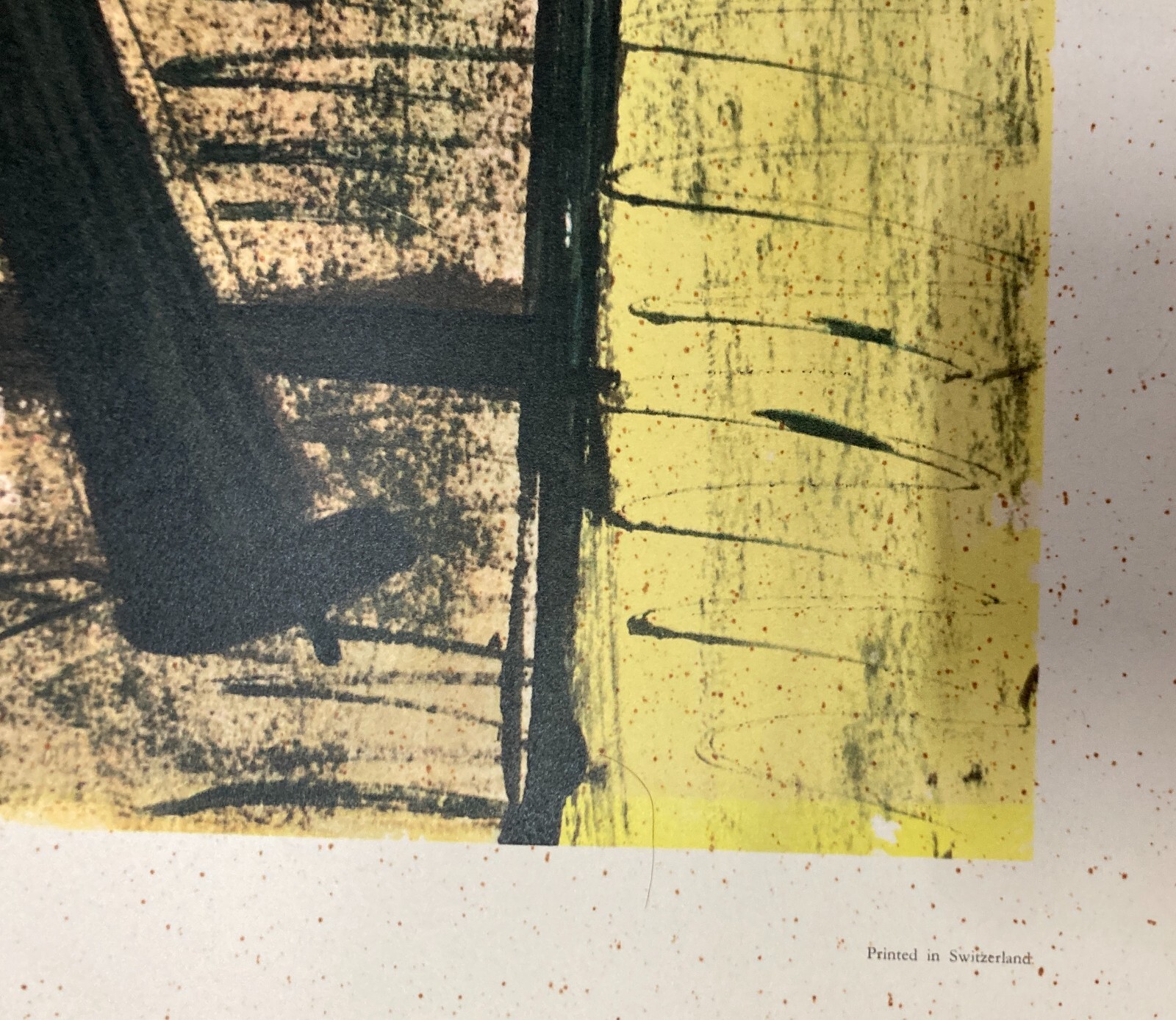 Arte Contemporanea. Bernard Buffet: Natura Morta Con Tegamino E Uova. Grafica, 1955