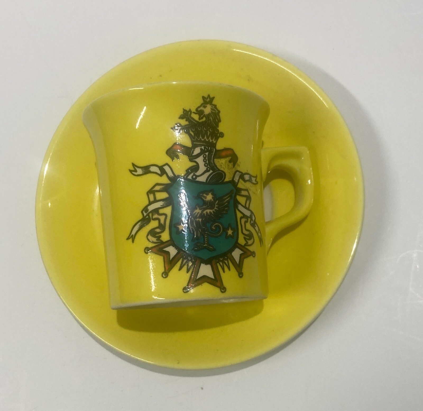 Simbologia Araldica Decorativa Tazza E Piattino   Pagnossin   Treviso