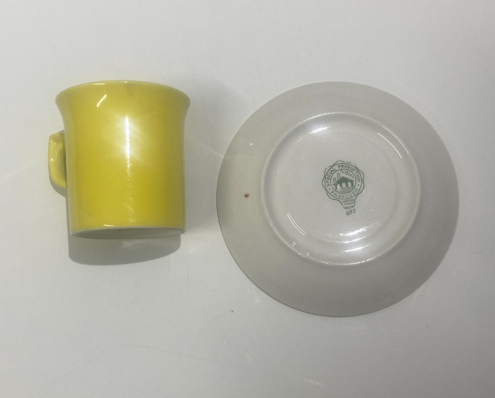 Simbologia Araldica Decorativa Tazza E Piattino   Pagnossin   Treviso