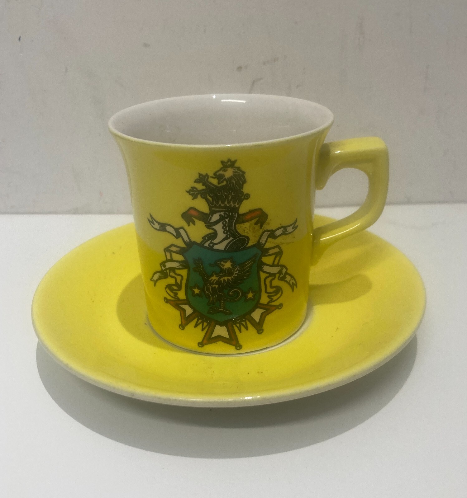 Simbologia Araldica Decorativa Tazza E Piattino   Pagnossin   Treviso