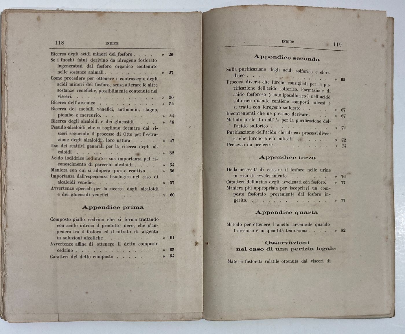Chimica, Sostanze Venefiche E Tossicologia: Veleni E Arsenico   Francesco Selmi (1875)