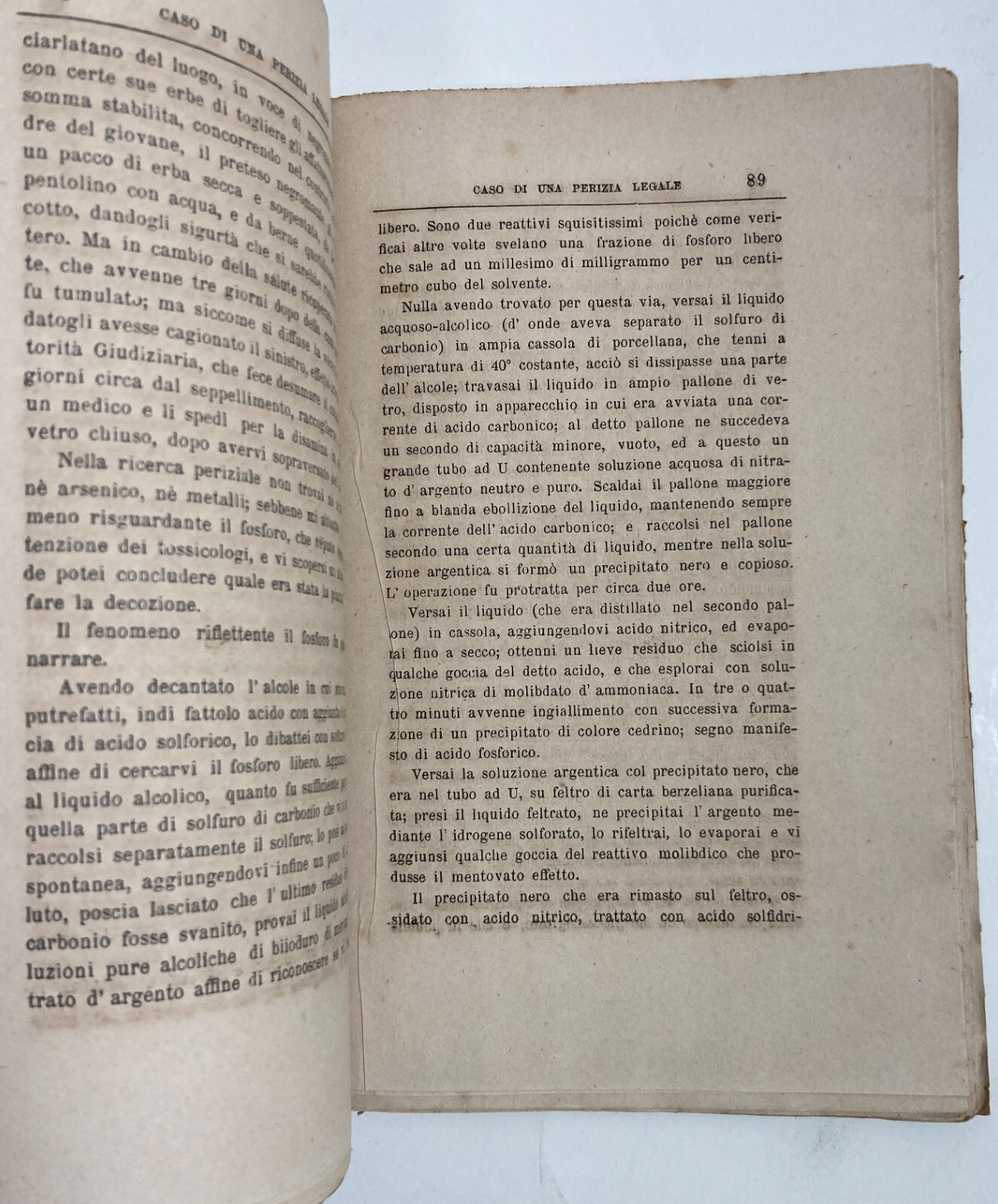 Chimica, Sostanze Venefiche E Tossicologia: Veleni E Arsenico   Francesco Selmi (1875)
