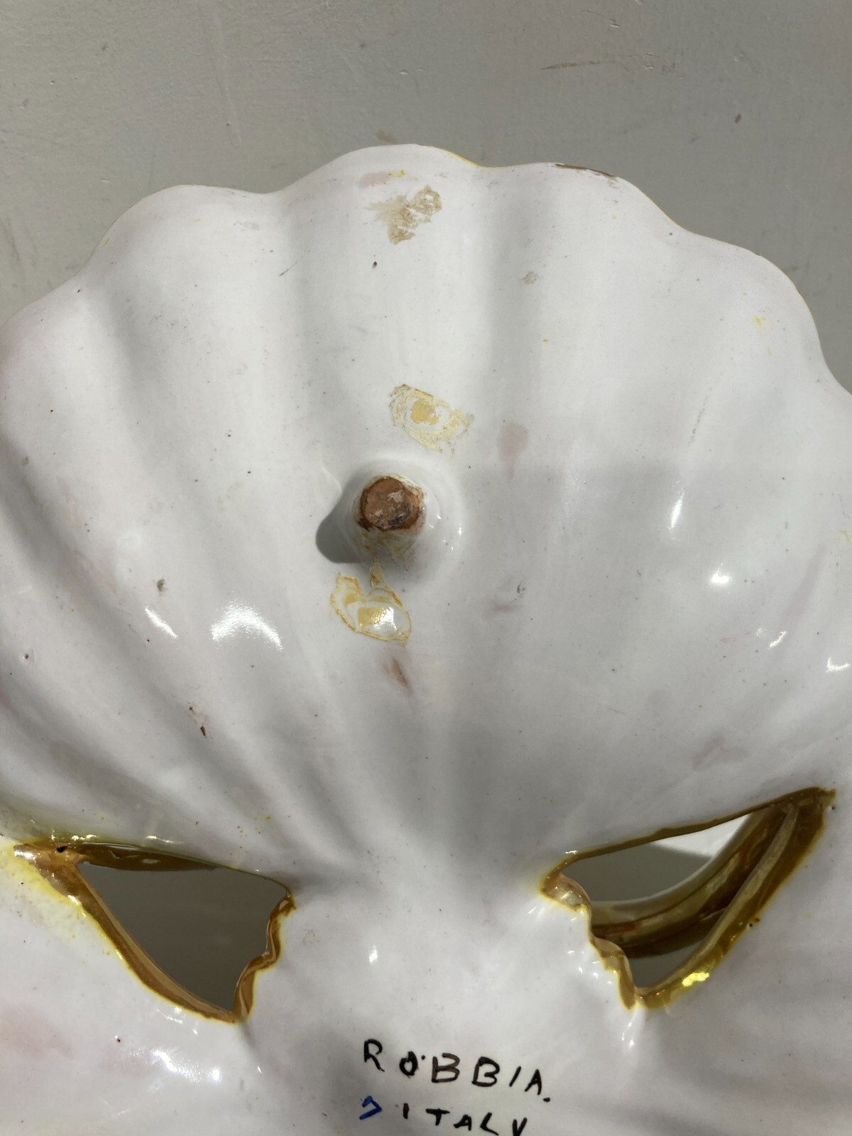 Centro Tavola Decorativo In Ceramica Robbia, Gualdo Tadino, Metà '900