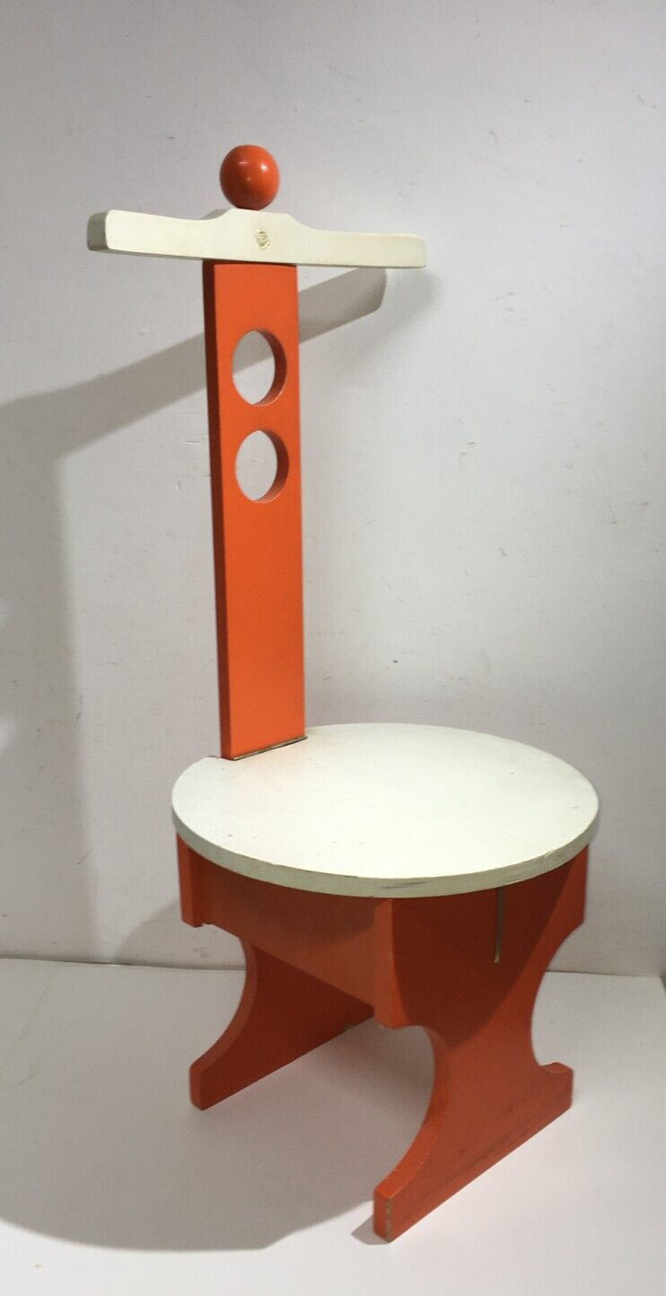 Sedia Da Bambino Modernariato Reguitti, Forse Su Disegno Di Gio Ponti