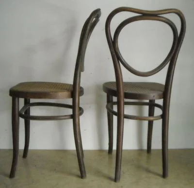 Pair of Antique Jacob & Joseph Kohn Bentwood Chairs