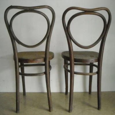 Pair of Antique Jacob & Joseph Kohn Bentwood Chairs