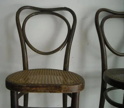 Pair of Antique Jacob & Joseph Kohn Bentwood Chairs