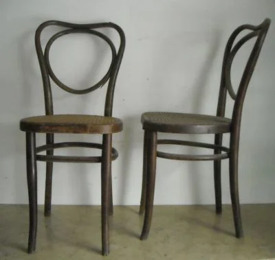 Pair of Antique Jacob & Joseph Kohn Bentwood Chairs
