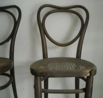 Pair of Antique Jacob & Joseph Kohn Bentwood Chairs