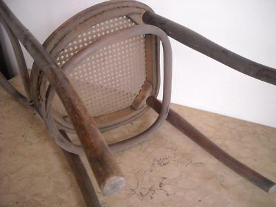 Coppia Di Sedie Antiche Jacob & Joseph Kohn In Legno Curvato