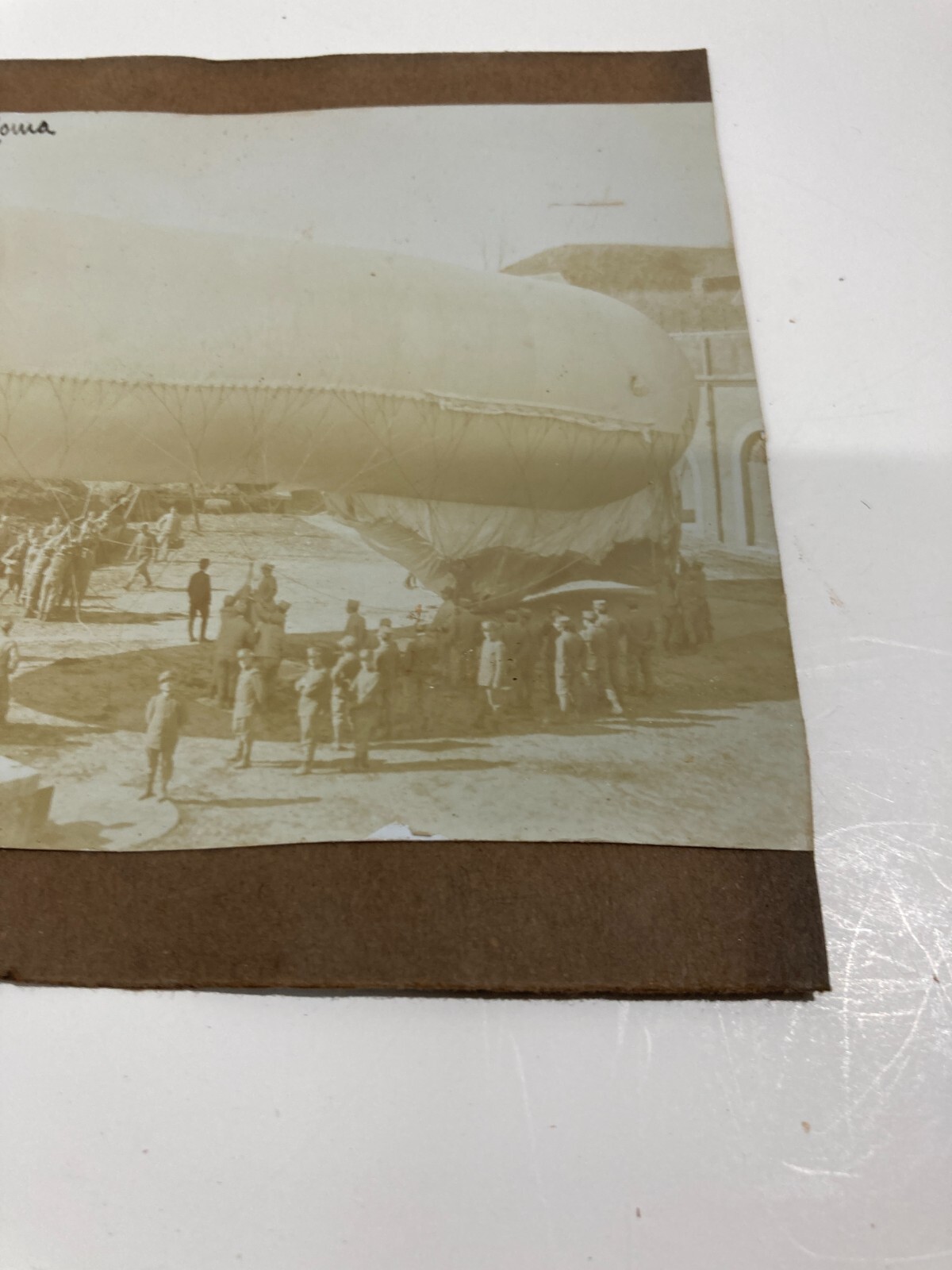 Militaria, Aerostatica, Pallone Frenato, Roma, Forte Trionfale, 1910, Foto Originale