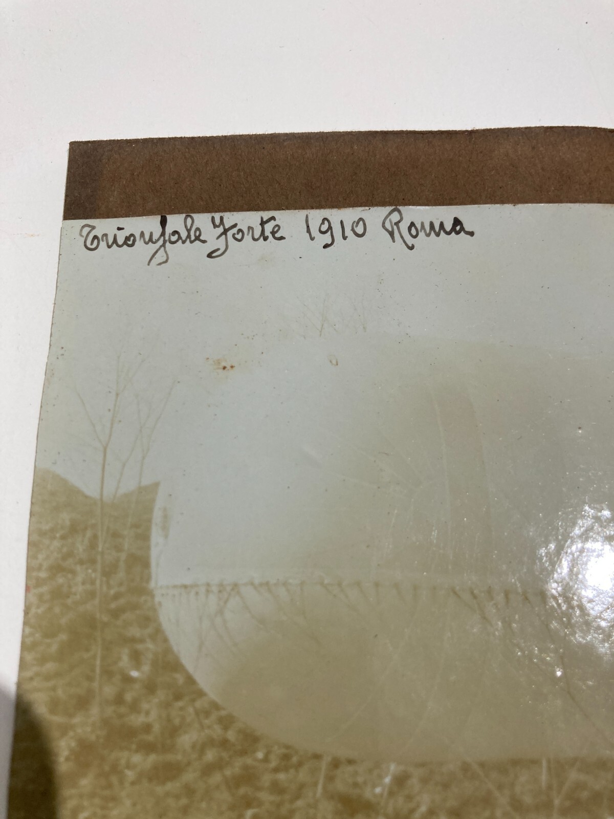 Militaria, Aerostatica, Pallone Frenato, Roma, Forte Trionfale, 1910, Foto Originale