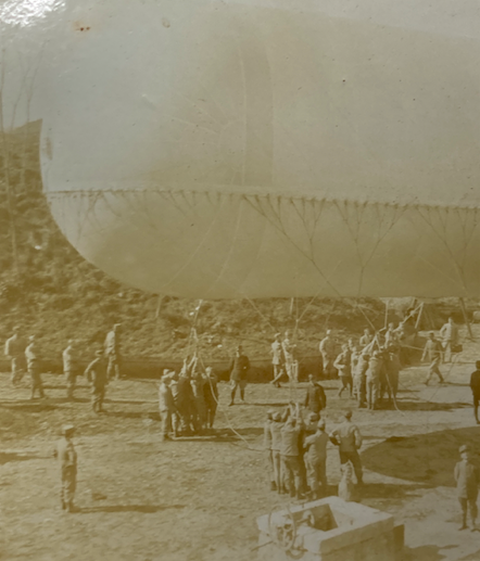 Militaria, Aerostatica, Pallone Frenato, Roma, Forte Trionfale, 1910, Foto Originale