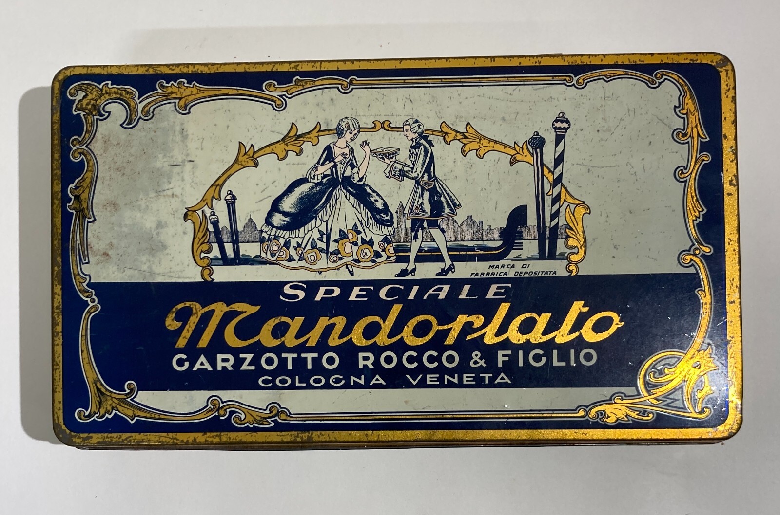 Verona, Cologna Veneta   Dolciaria Mandorlato Garzotto   Scatola Pubblicitaria