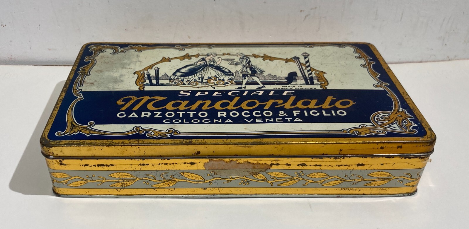 Verona, Cologna Veneta   Dolciaria Mandorlato Garzotto   Scatola Pubblicitaria