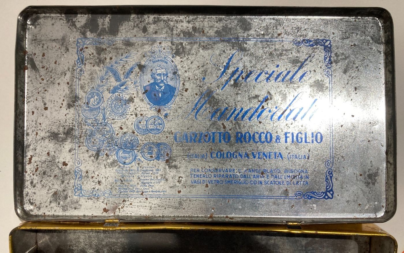 Verona, Cologna Veneta   Dolciaria Mandorlato Garzotto   Scatola Pubblicitaria