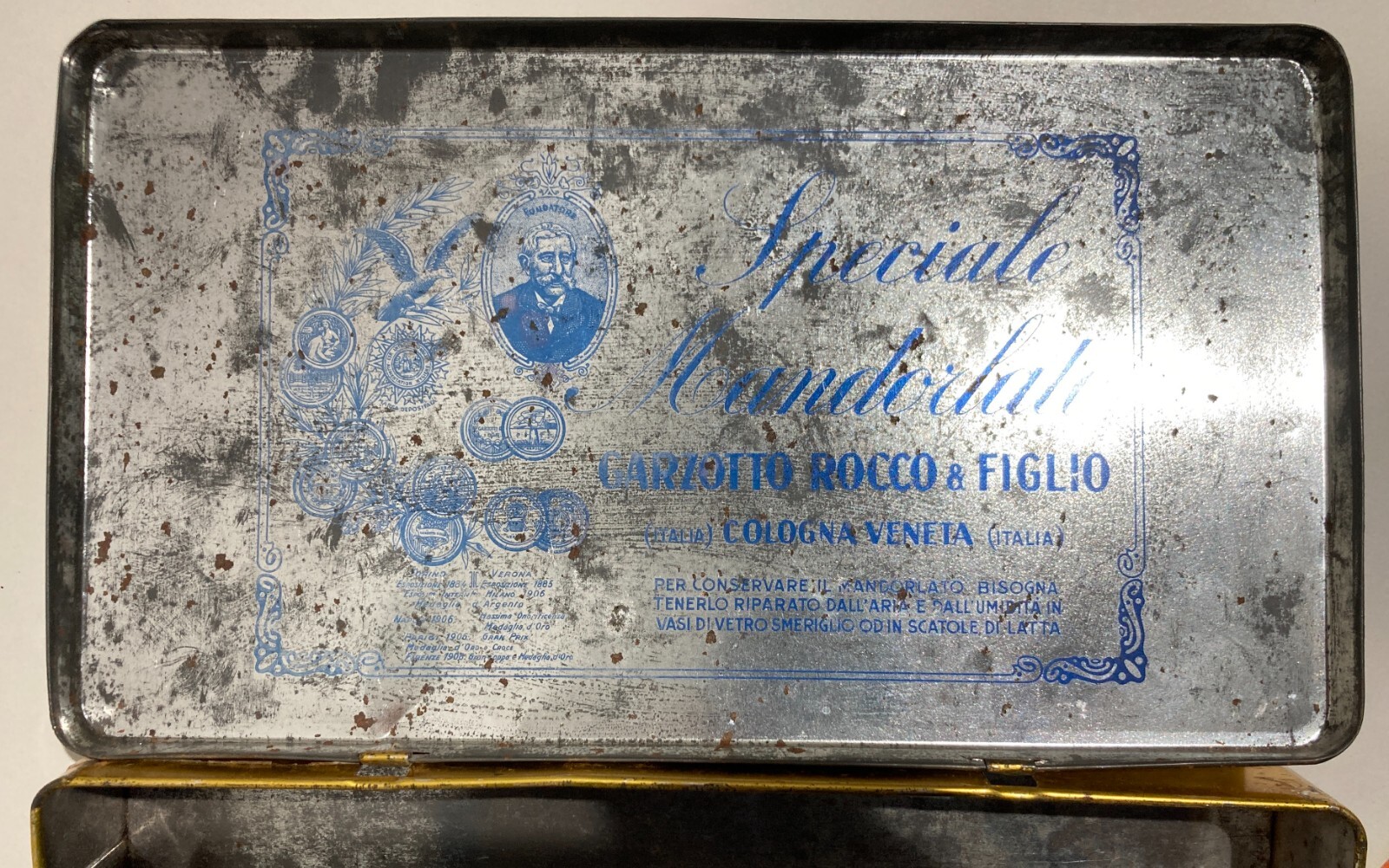 Verona, Cologna Veneta   Dolciaria Mandorlato Garzotto   Scatola Pubblicitaria
