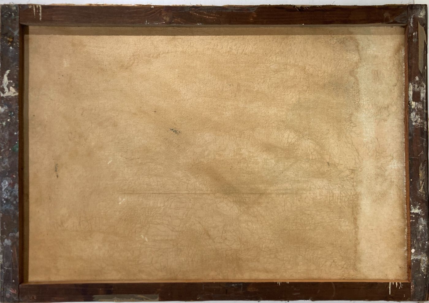 Arte Decorativa Del '900: Grande Dipinto Originale, Marina Panoramica Di Giuseppe Caselli