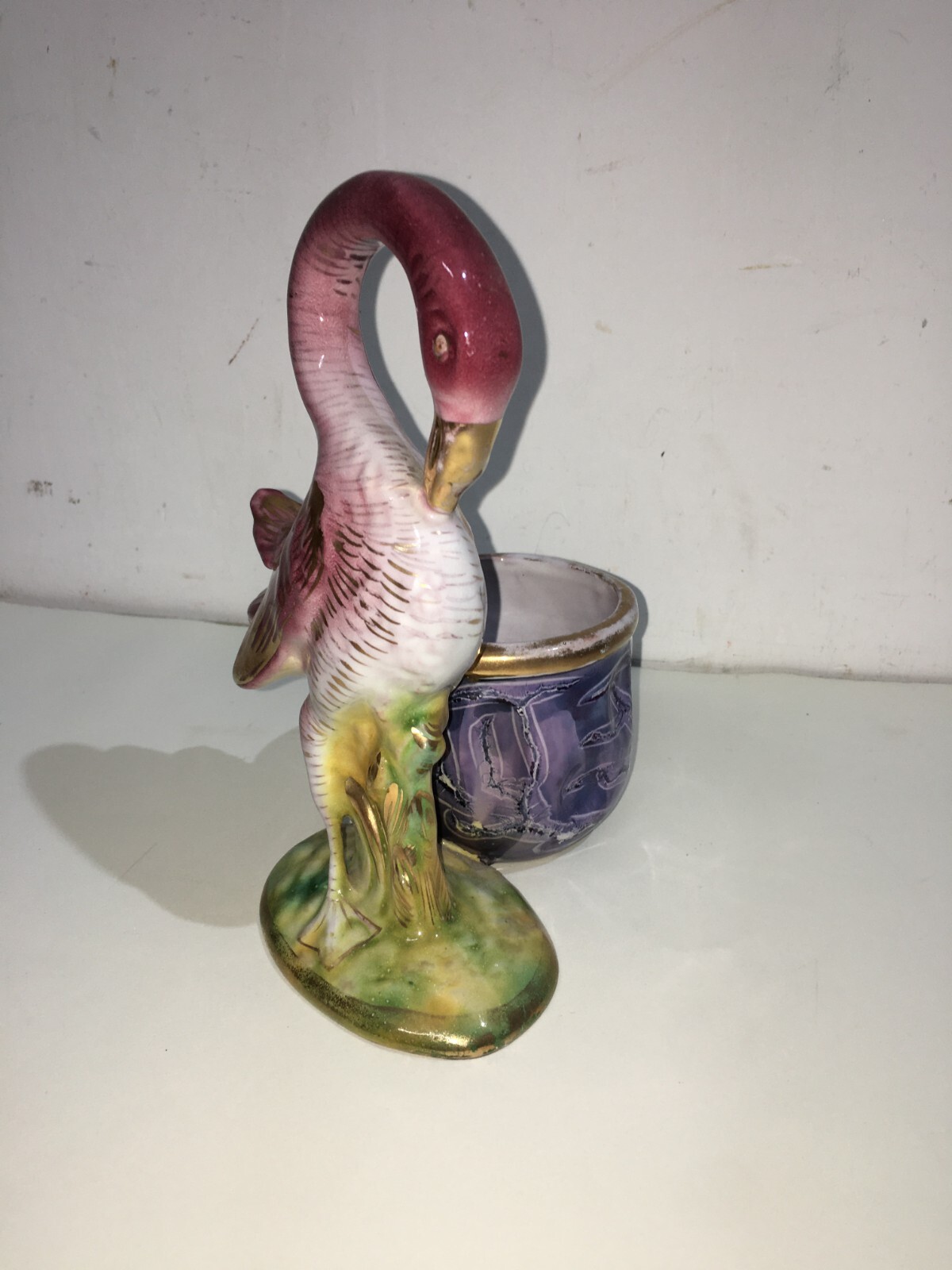 Ceramica Artistica, Scultura Da Collezione, Soprammobile d'Epoca, Marcato Mica, Novecento