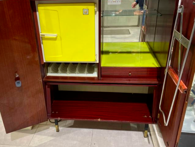 Design Del '900: Mobile Cucina Multiuso Con Frigo   Era Ponti   RB