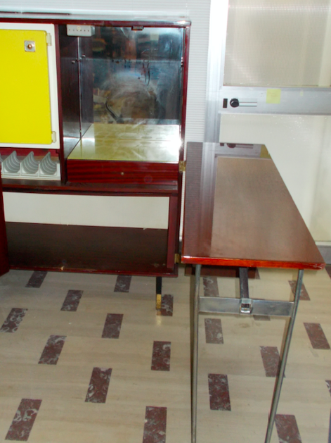 Design Del '900: Mobile Cucina Multiuso Con Frigo   Era Ponti   RB