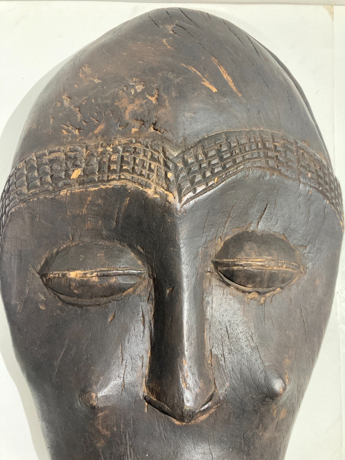 Arte Tribale, Scultura Lignea: Maschera Africana Da Collezione
