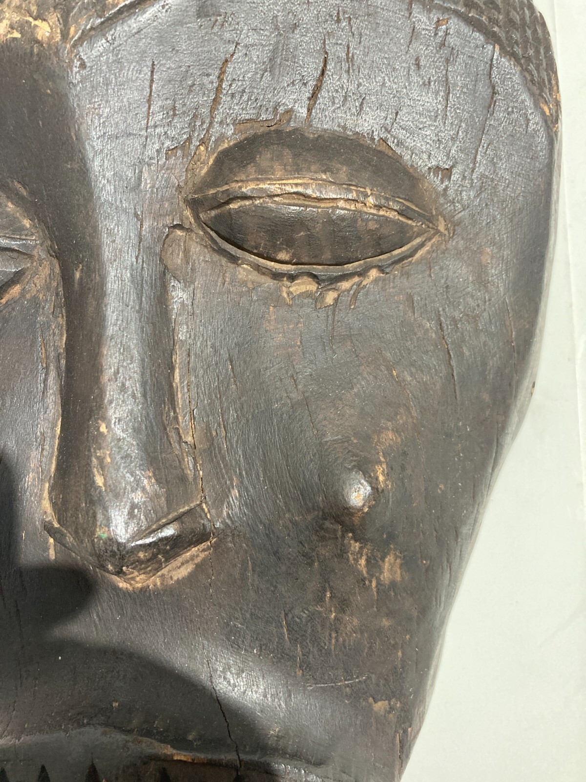 Arte Tribale, Scultura Lignea: Maschera Africana Da Collezione