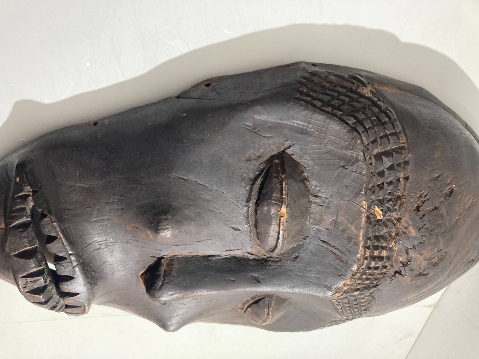 Arte Tribale, Scultura Lignea: Maschera Africana Da Collezione