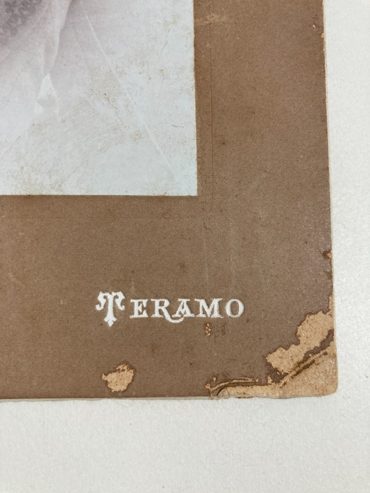 Fotografia Da Collezione: Ritratto Di Gentildonna, Abruzzo, Teramo, Fotografo Vignola