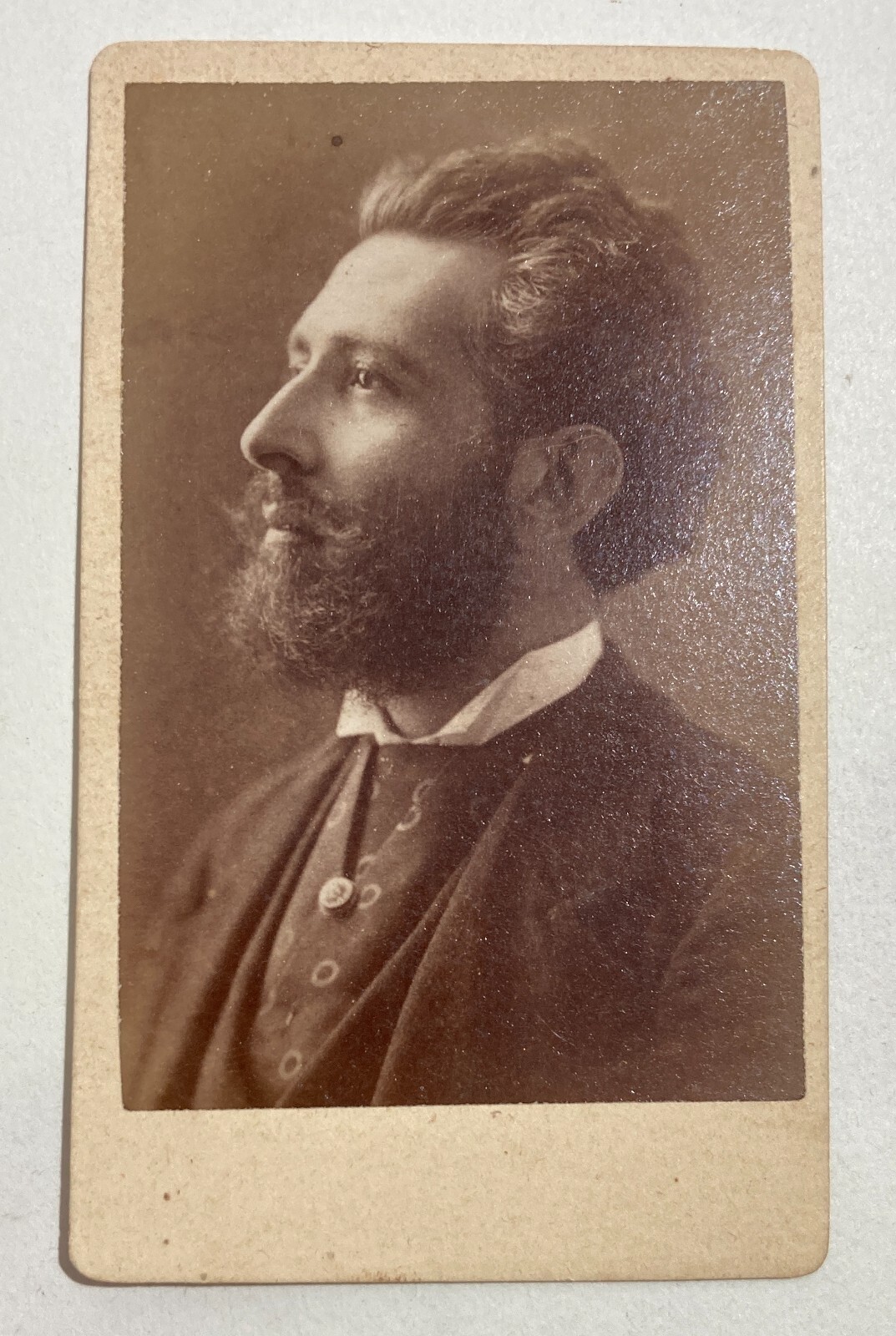 Antica Fotografia, Ritratto Del Musicista Edmund Eysler, Studio Jacques, Puglia