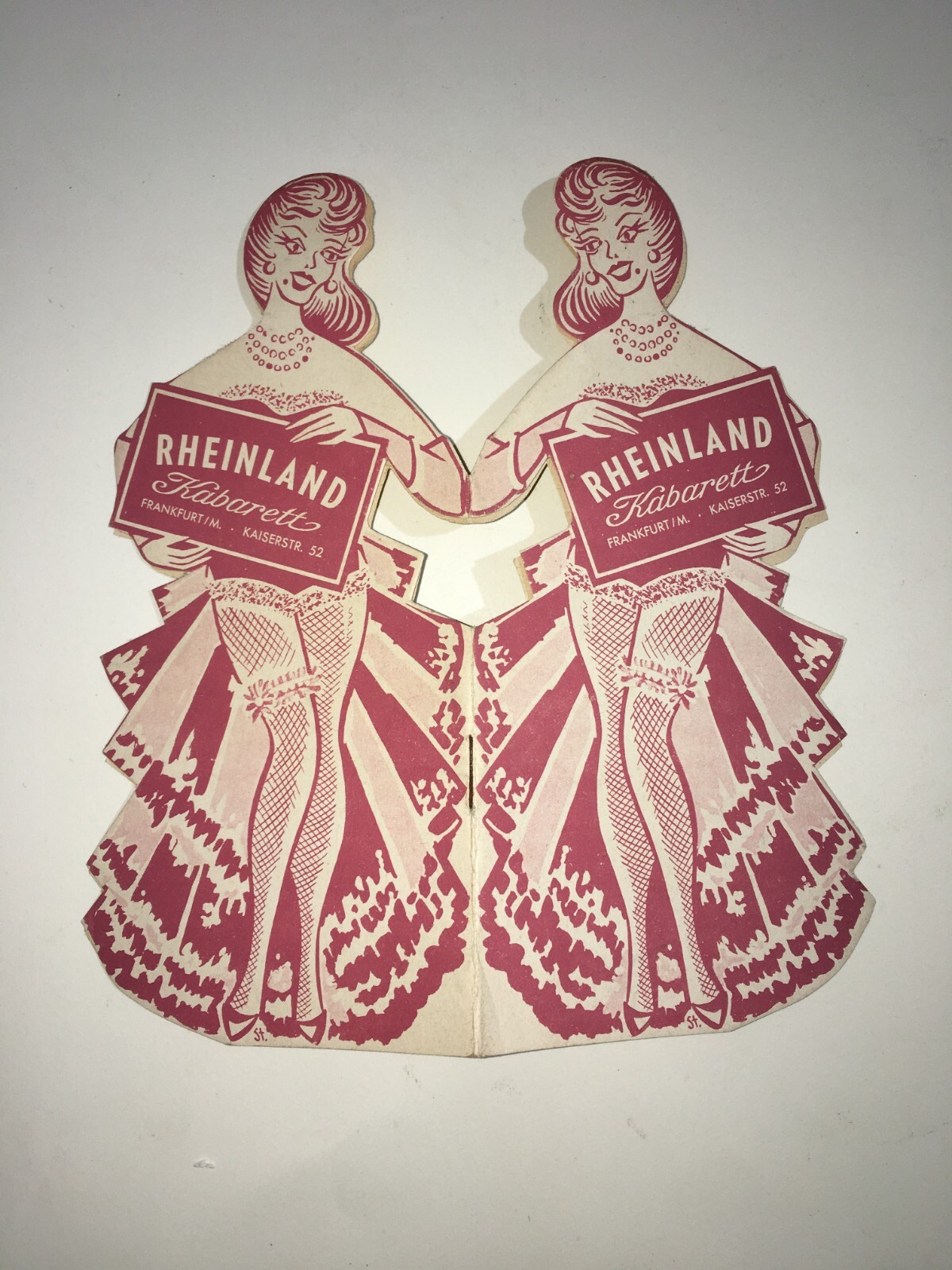 Musica, Spettacolo, Teatro, Cabaret: Pieghevole Pubblicitario, Francoforte, Germania