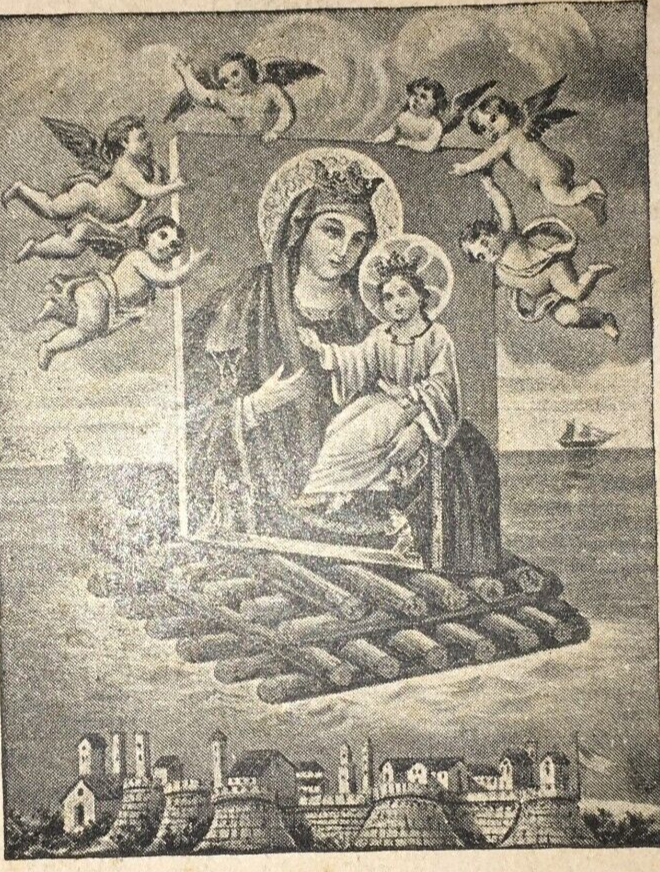 Arte Antica Popolare Devozionale: Puglia, Monopoli, Madonna Della Madia, Ippolito