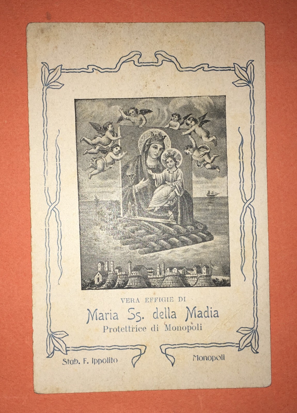 Arte Antica Popolare Devozionale: Puglia, Monopoli, Madonna Della Madia, Ippolito
