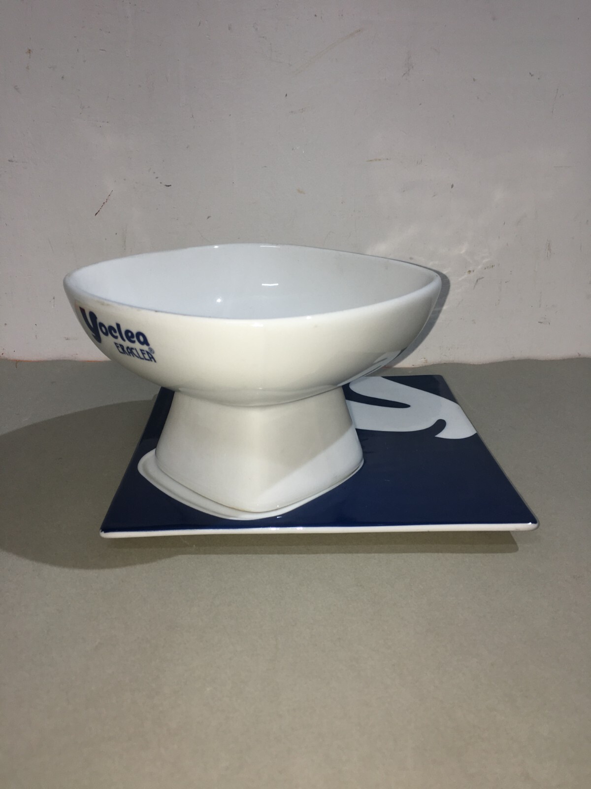 Yoclea Eraclea, Porcellana Pubblicitaria: Grande Tazza Con Piatto Da Collezione