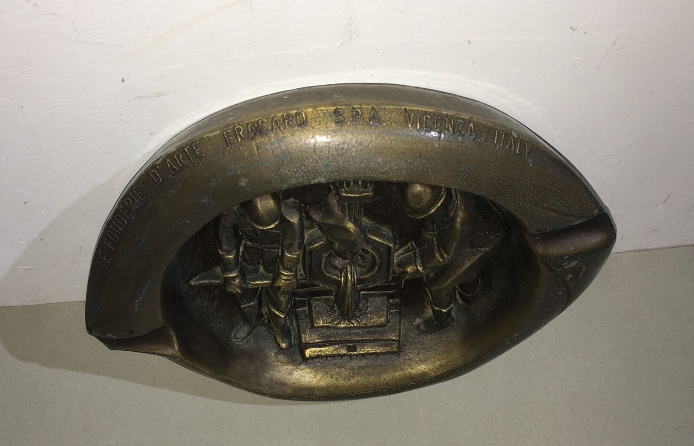 Vicenza   Officine Fraccaro   Posacenere Pubblicitario Decorativo E Scultoreo