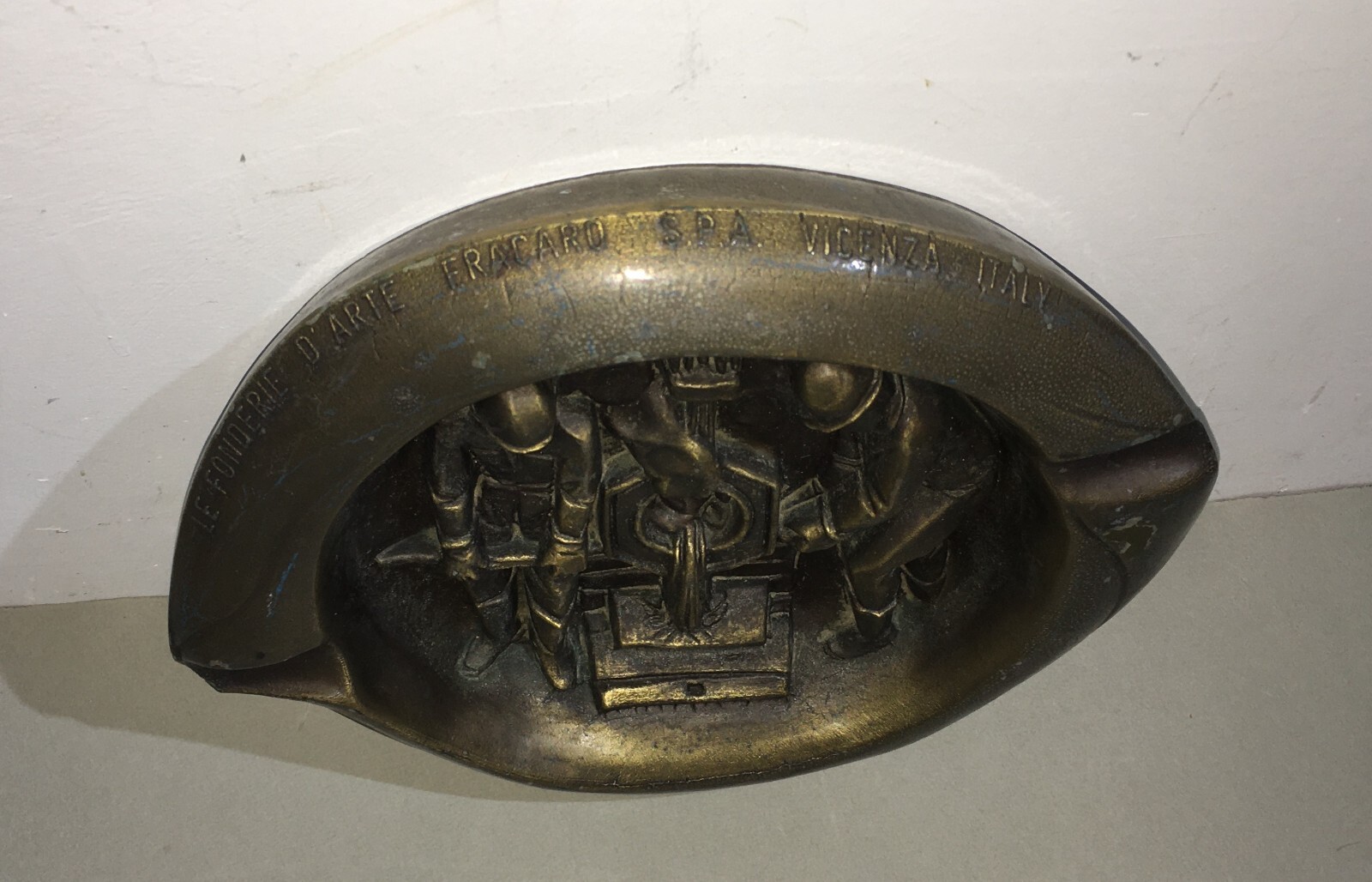 Vicenza   Officine Fraccaro   Posacenere Pubblicitario Decorativo E Scultoreo