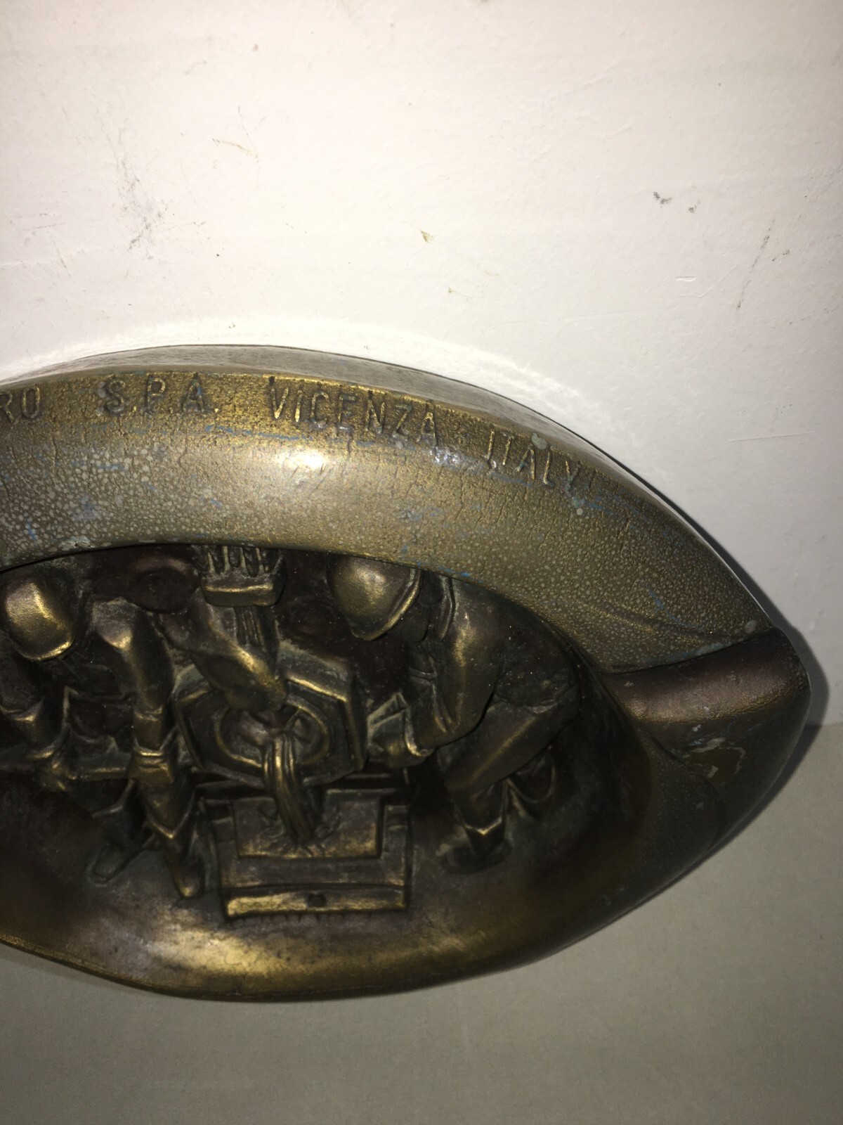 Vicenza   Officine Fraccaro   Posacenere Pubblicitario Decorativo E Scultoreo