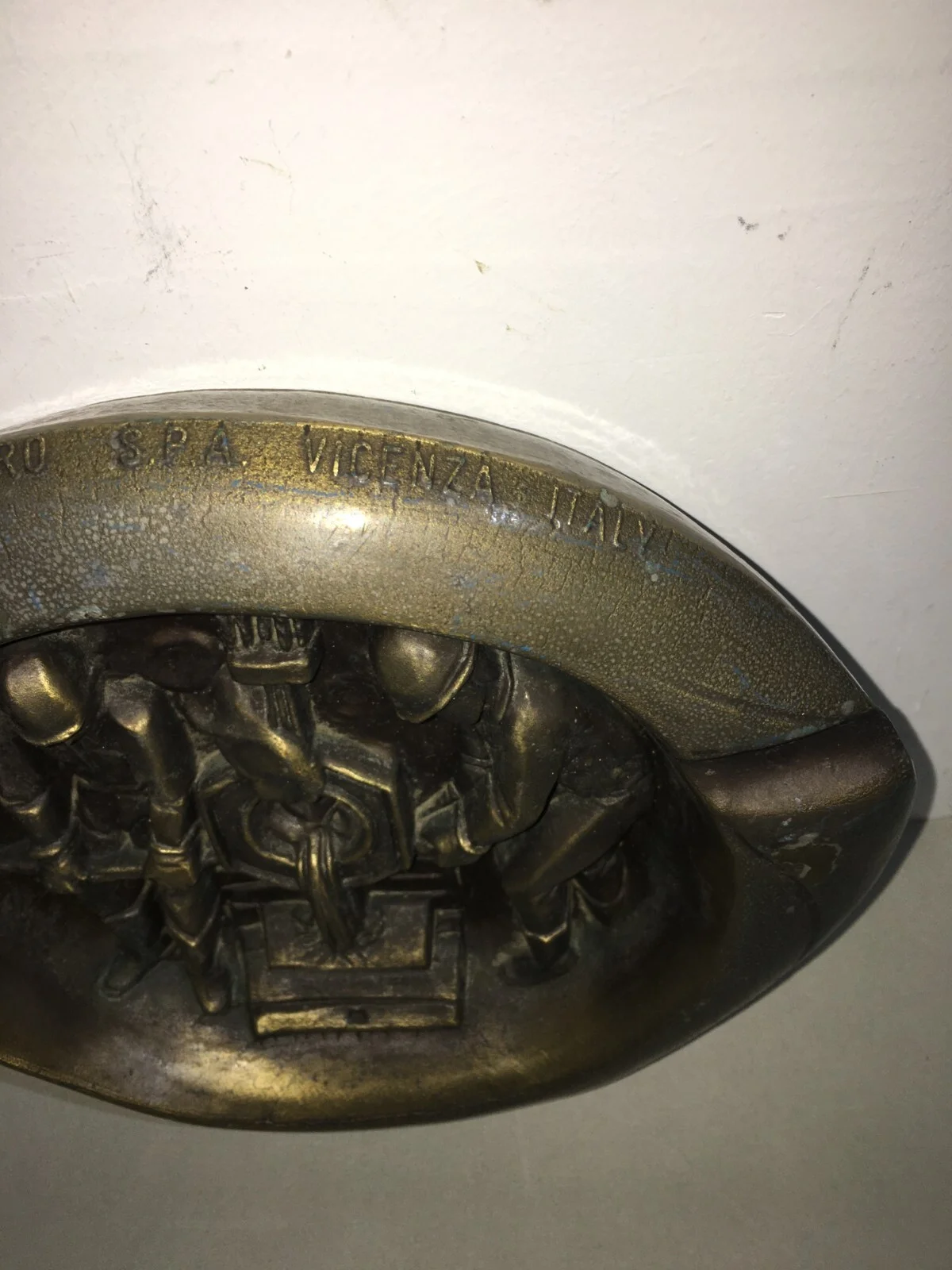Vicenza Officine Fraccaro Posacenere Pubblicitario Decorativo e Scultoreo