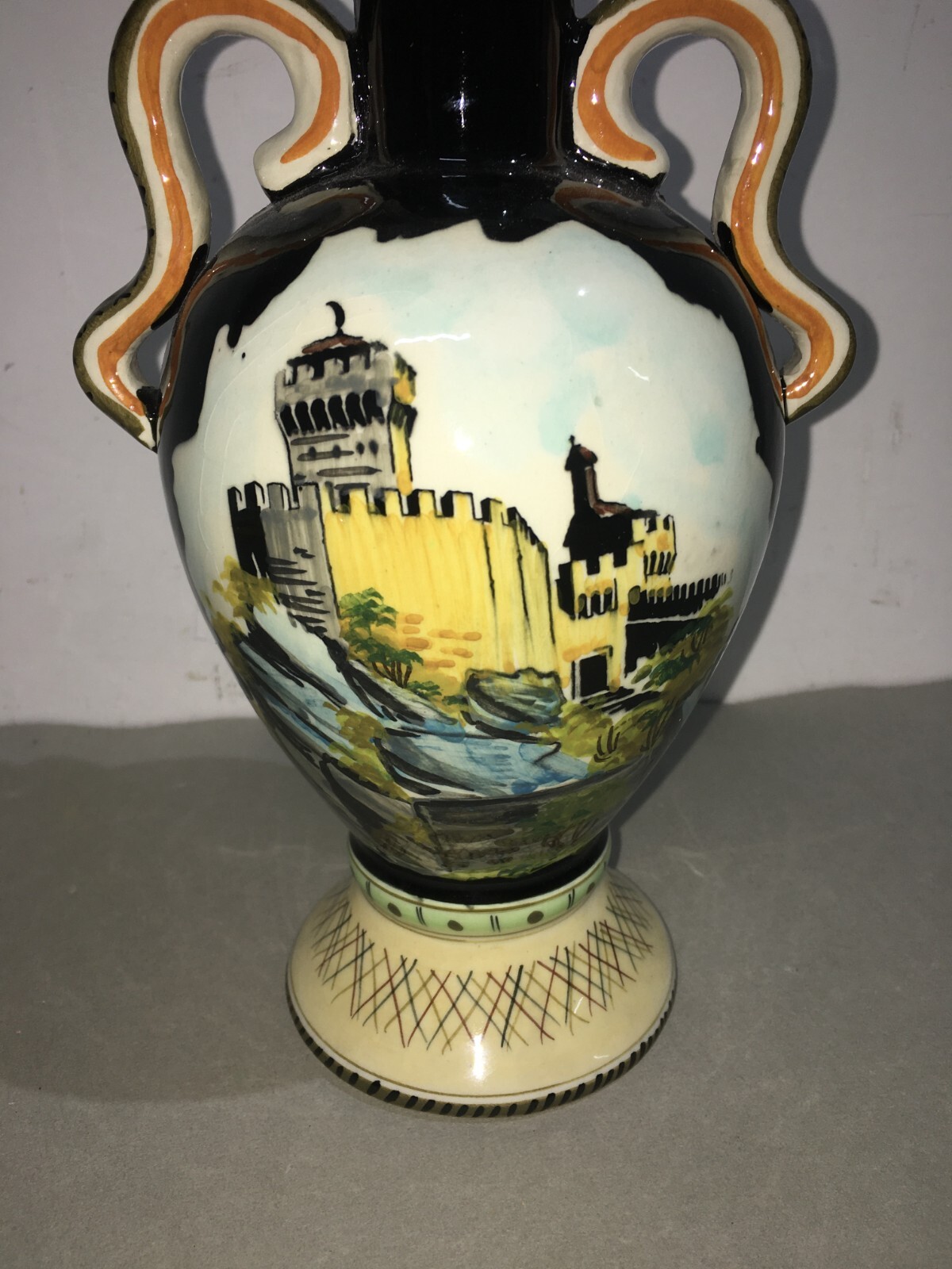 Bottiglia Decorata In Ceramica Marmaca, San Marino