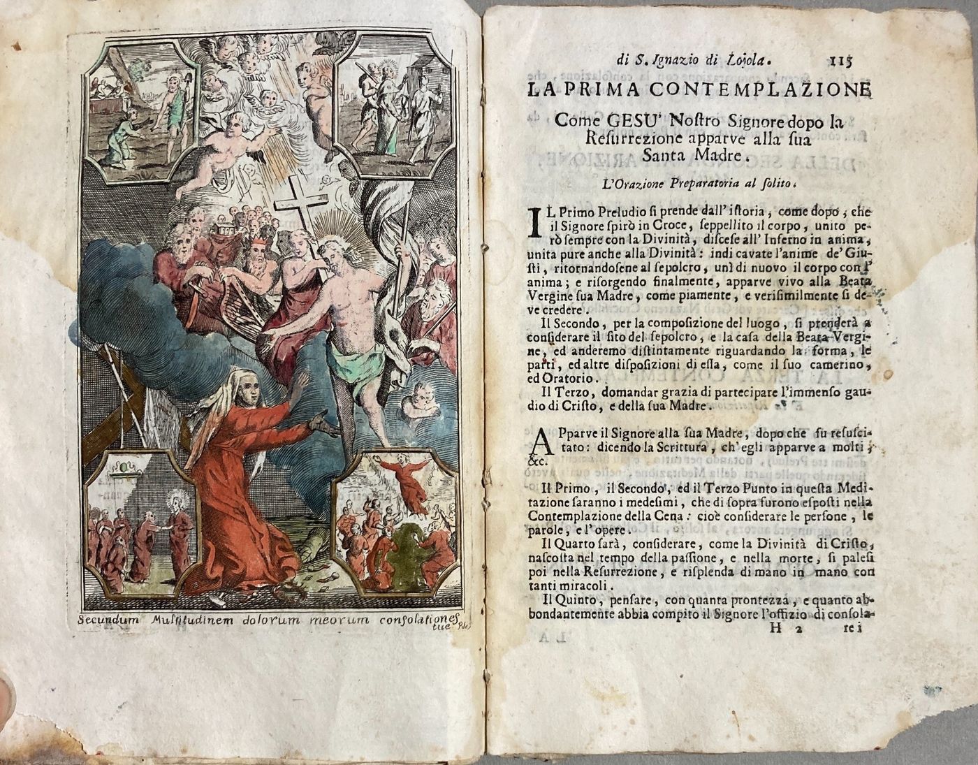 Esercizi Spirituali Di S. Ignazio Di Lojola, Venezia, G. Radici, 1737
