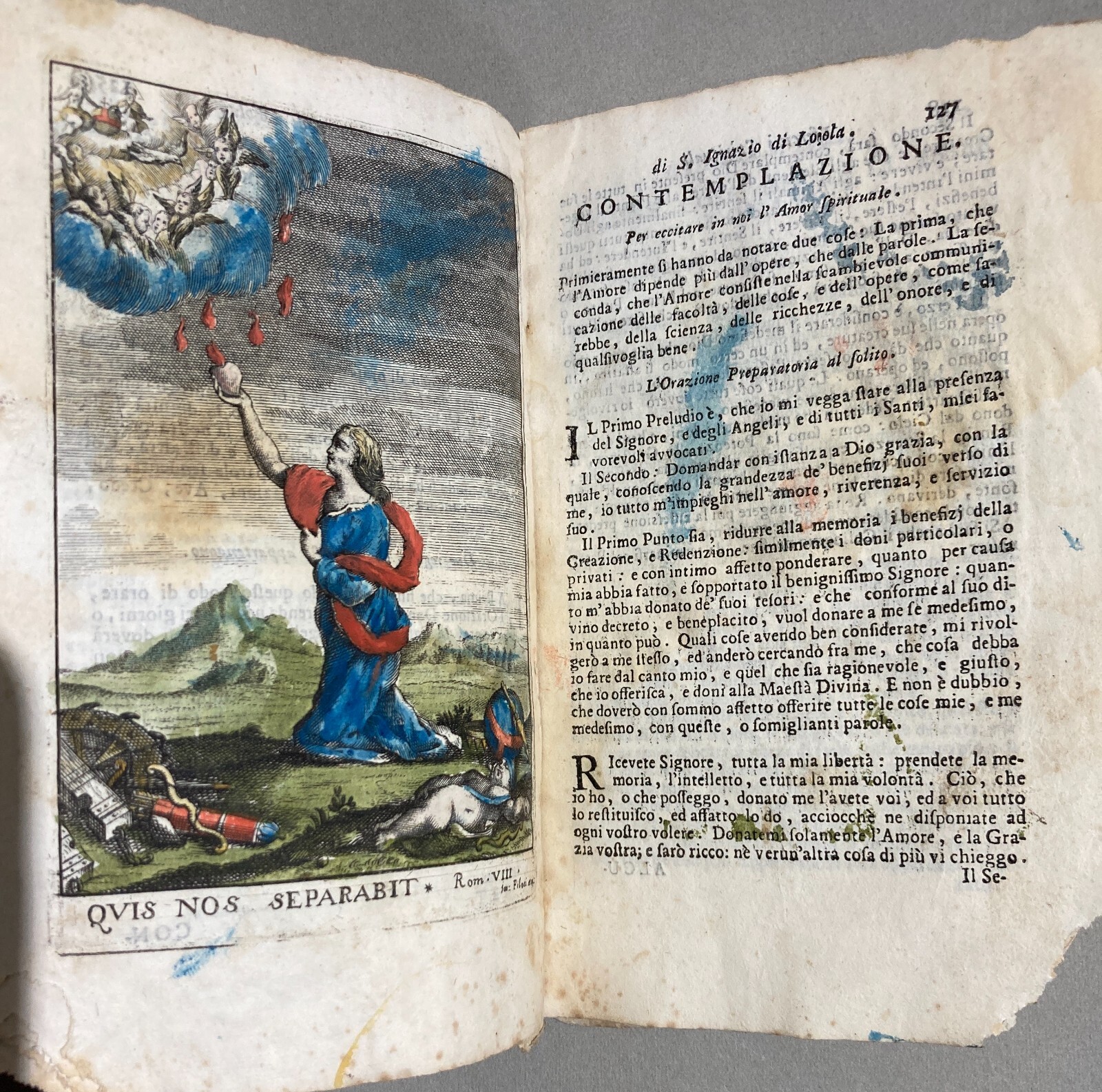 Esercizi Spirituali Di S. Ignazio Di Lojola, Venezia, G. Radici, 1737